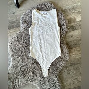 House of Harlow 1960 sleeveless white bodysuit Small